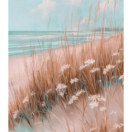 Poster VINTAGE PASTEL BEACH VIEW 5 - Vintage Posters Sticky 2