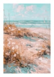 Poster VINTAGE PASTEL BEACH VIEW