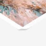 Poster VINTAGE PASTEL BEACH VIEW