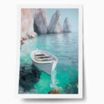 Poster VINTAGE PASTEL BOAT 3