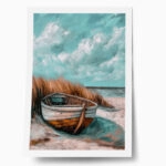 Poster VINTAGE PASTEL BOAT 9