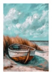 Poster VINTAGE PASTEL BOAT 9