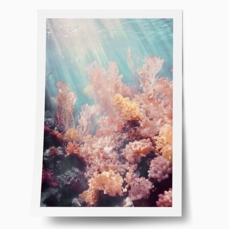 Poster VINTAGE PASTEL COARL REEF 2 - Vintage Posters