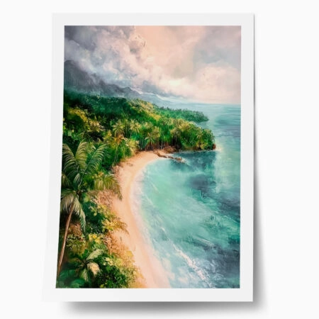 Poster VINTAGE PASTEL COAST 2 - Vintage Posters