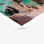 Poster VINTAGE PASTEL COASTAL HOUSE 2