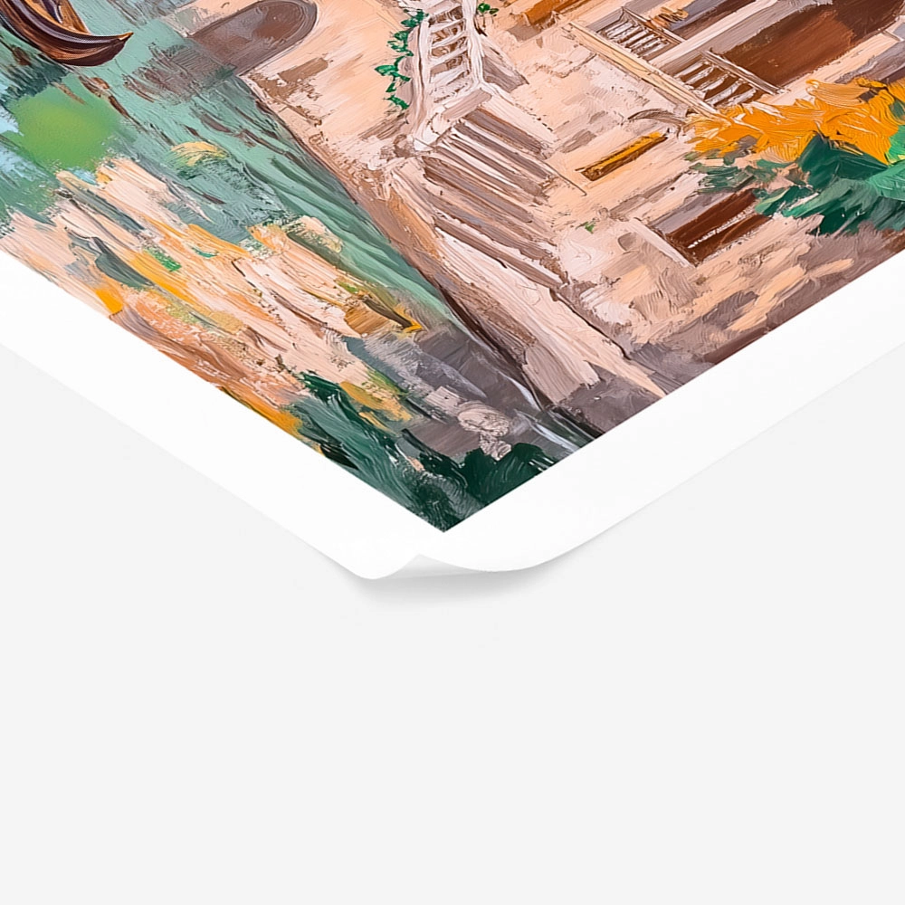 Poster VINTAGE PASTEL COASTAL HOUSE