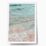 Poster VINTAGE PASTEL COASTAL WAVES 6
