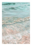 Poster VINTAGE PASTEL COASTAL WAVES 6