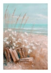 Poster VINTAGE PASTEL COASTAL WAVES BEACH BOOKS 4