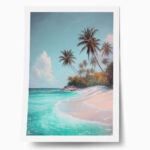 Poster VINTAGE PASTEL COAST
