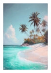 Poster VINTAGE PASTEL COAST