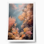 Poster VINTAGE PASTEL CORAL REEF 3