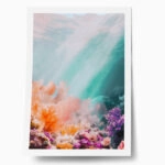 Poster VINTAGE PASTEL CORAL REEF 4