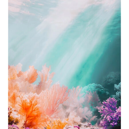 Poster VINTAGE PASTEL CORAL REEF 4 - Vintage Posters Sticky 2