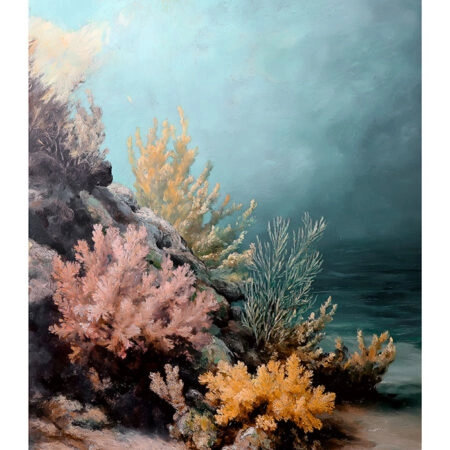 Poster VINTAGE PASTEL CORAL REEF - Vintage Posters Sticky 2