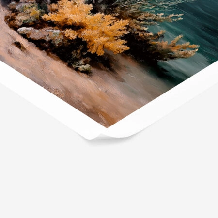 Poster VINTAGE PASTEL CORAL REEF - Vintage Posters Sticky 1