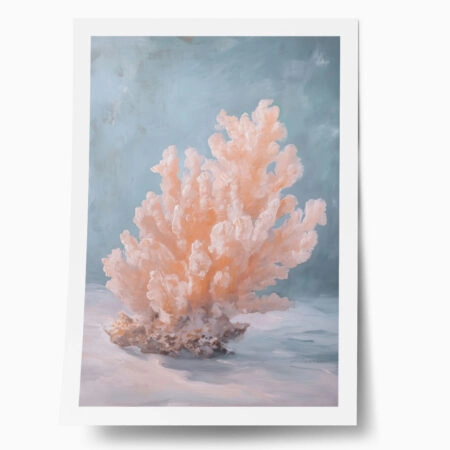 Poster VINTAGE PASTEL CORAL - Vintage Posters