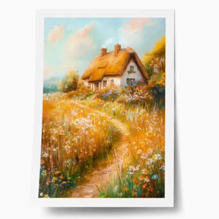 Poster VINTAGE PASTEL COUNTRYSIDE 2 - Vintage Posters