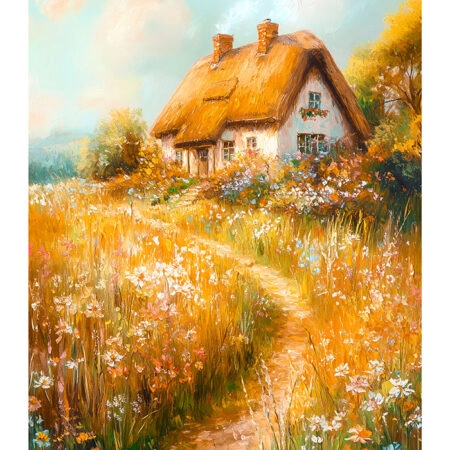 Poster VINTAGE PASTEL COUNTRYSIDE 2 - Vintage Posters Sticky 2