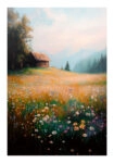 Poster VINTAGE PASTEL COUNTRYSIDE