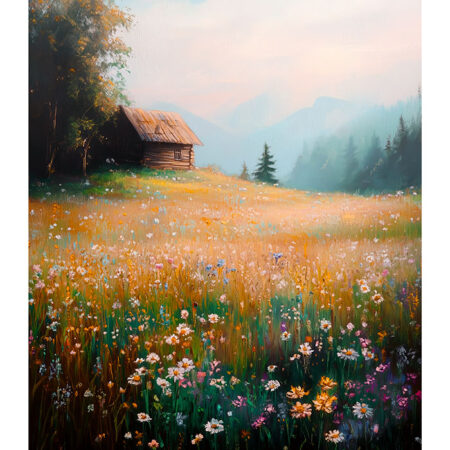 Poster VINTAGE PASTEL COUNTRYSIDE - Vintage Posters Sticky 2