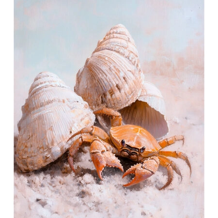 Poster VINTAGE PASTEL CRAB - Vintage Posters Sticky 2