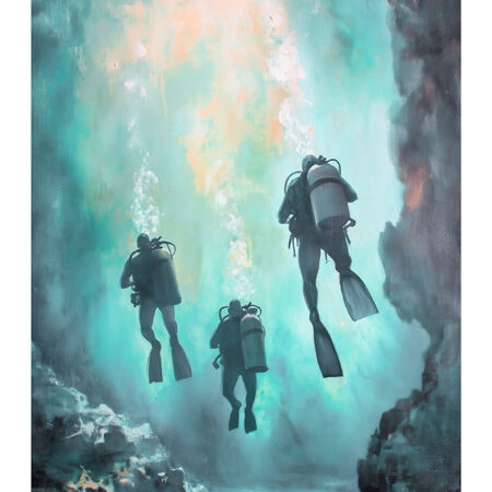 Poster VINTAGE PASTEL DIVERS - Vintage Posters Sticky 2