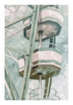 Poster VINTAGE PASTEL FERRIS WHEEL 3