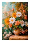 Poster VINTAGE PASTEL FLOWERS 2