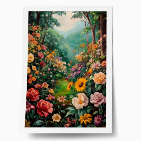 Poster VINTAGE PASTEL FLOWERS - Vintage Posters
