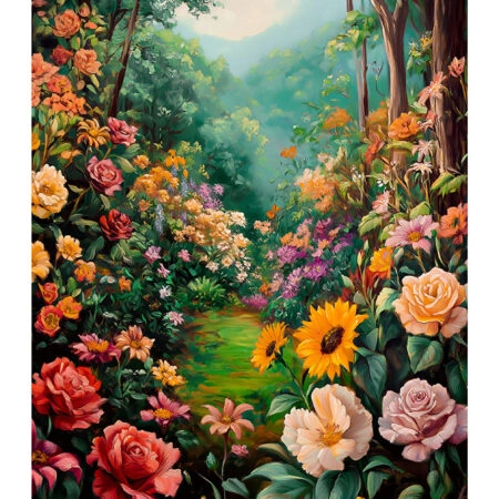 Poster VINTAGE PASTEL FLOWERS - Vintage Posters Sticky 2