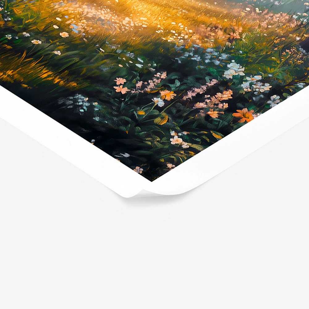 Poster VINTAGE PASTEL FOREST PATH 2
