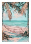 Poster VINTAGE PASTEL HAMMOCK