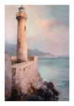 Poster VINTAGE PASTEL LIGHTHOUSE 2