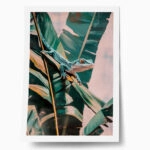 Poster VINTAGE PASTEL LIZARD