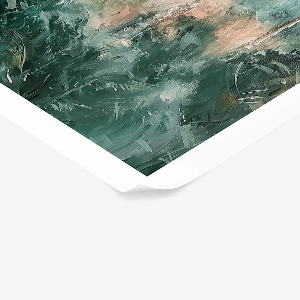 Poster VINTAGE PASTEL PALM TREES 3