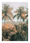 Poster VINTAGE PASTEL PALM TREES 4