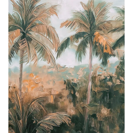 Poster VINTAGE PASTEL PALM TREES 4 - Vintage Posters Sticky 2