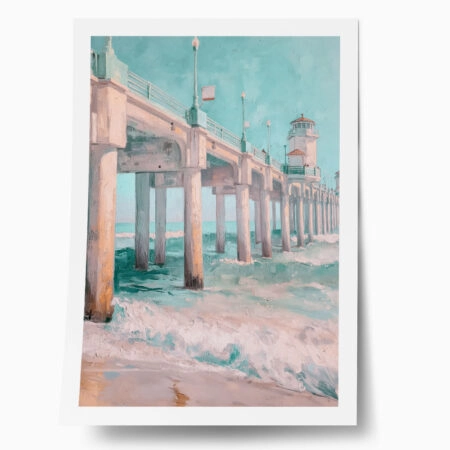 Poster VINTAGE PASTEL PIER 2 - Vintage Posters
