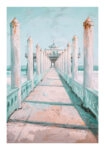 Poster VINTAGE PASTEL PIER 3