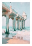 Poster VINTAGE PASTEL PIER