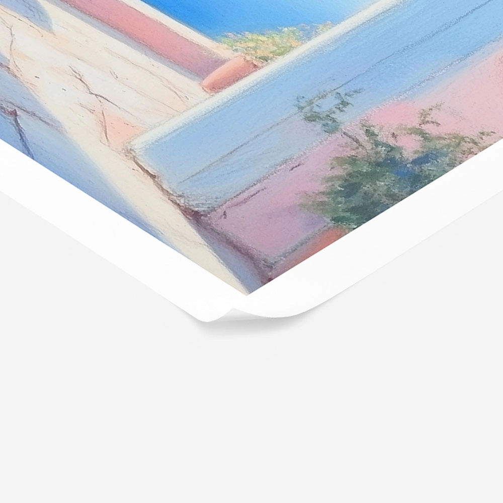 Poster VINTAGE PASTEL SEA VIEW