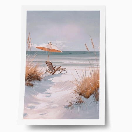 Poster VINTAGE PASTEL UMBRELLA 3 - Vintage Posters