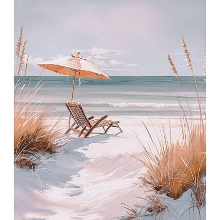 Poster VINTAGE PASTEL UMBRELLA 3 - Vintage Posters Sticky 2