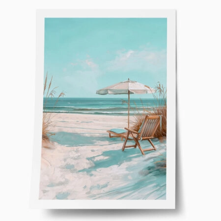 Poster VINTAGE PASTEL UMBRELLA 5 - Vintage Posters