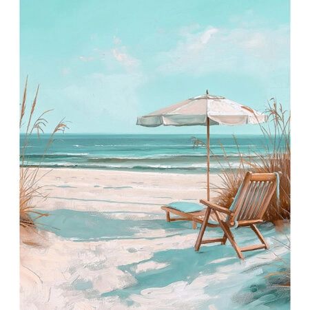 Poster VINTAGE PASTEL UMBRELLA 5 - Vintage Posters Sticky 2
