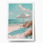 Poster VINTAGE PASTEL UMBRELLA 6