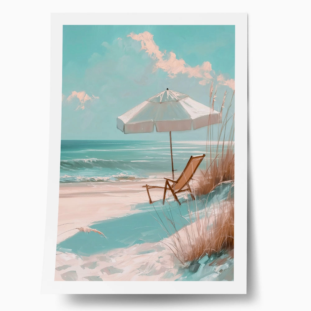 Poster VINTAGE PASTEL UMBRELLA 6