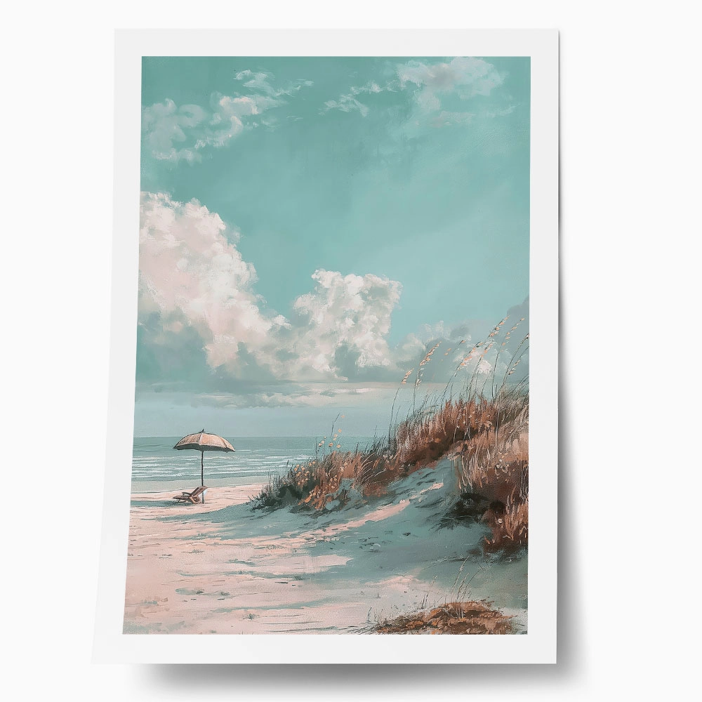 Poster VINTAGE PASTEL UMBRELLA 8