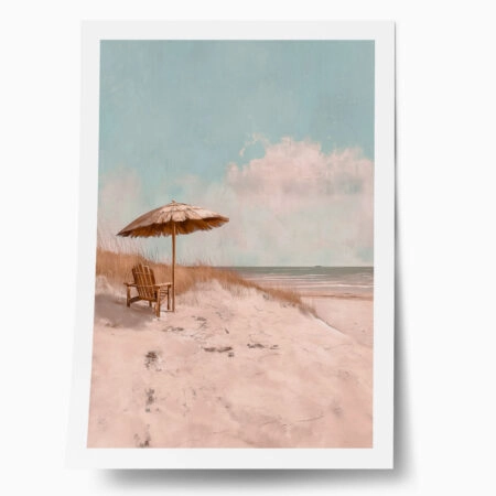 Poster VINTAGE PASTEL UMBRELLA - Vintage Posters